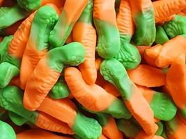 Carrot Gummy Candy 1lb 